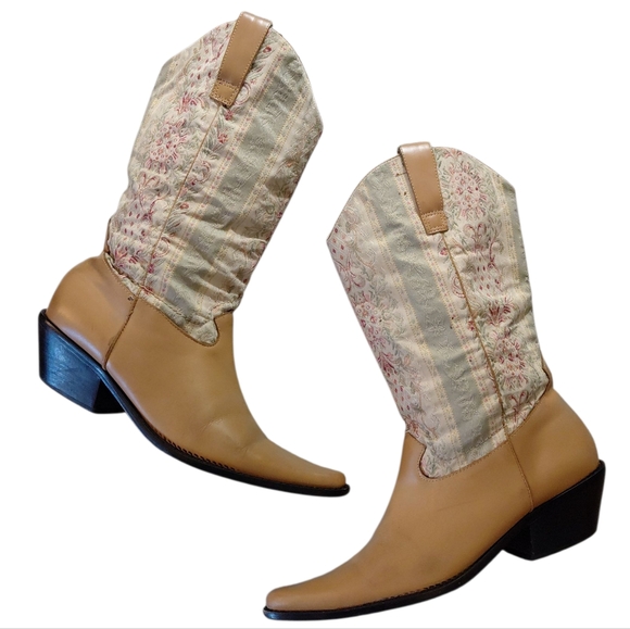 Matisse Tapestry And Leather Western Boot Women's Cowboy Boots Size 10 - Picture 1 of 16